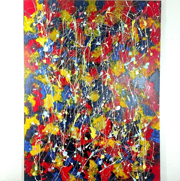 25x35 abstract painting - Alexanderslunch.com - Picture 1 of 1